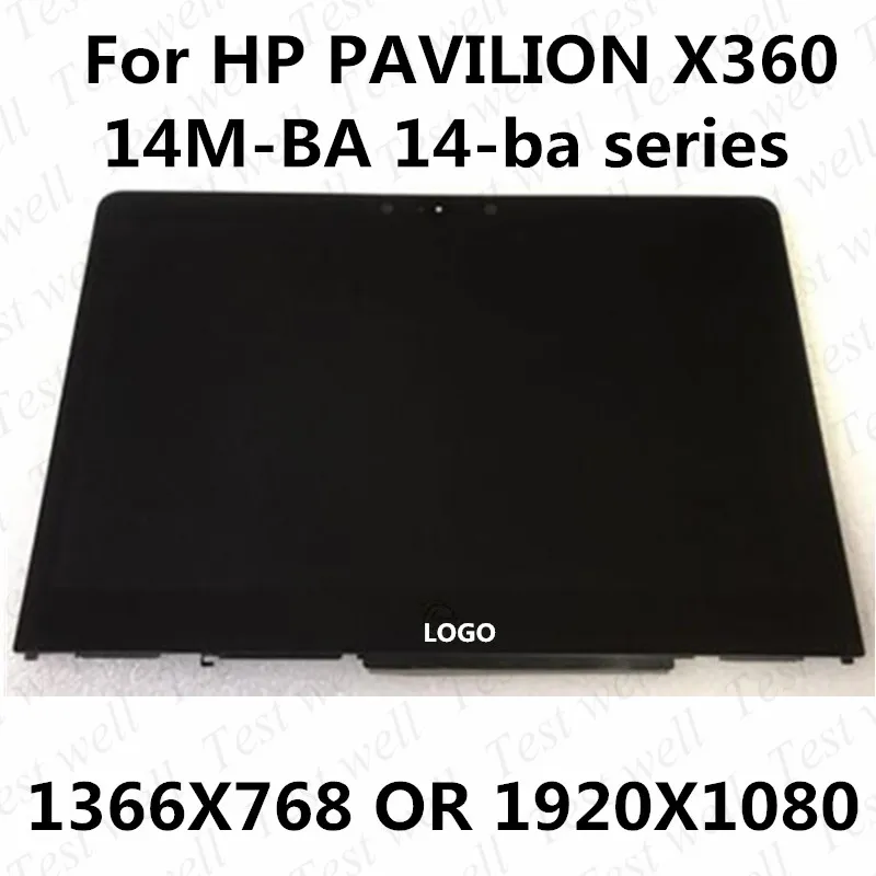 

14'' LCD with Touch Screen Assembly+Bezel For HP Pavilion X360 14-ba 14-ba105ur 14-ba022ur 14-ba106ur 14-ba022nw 14-ba017ur