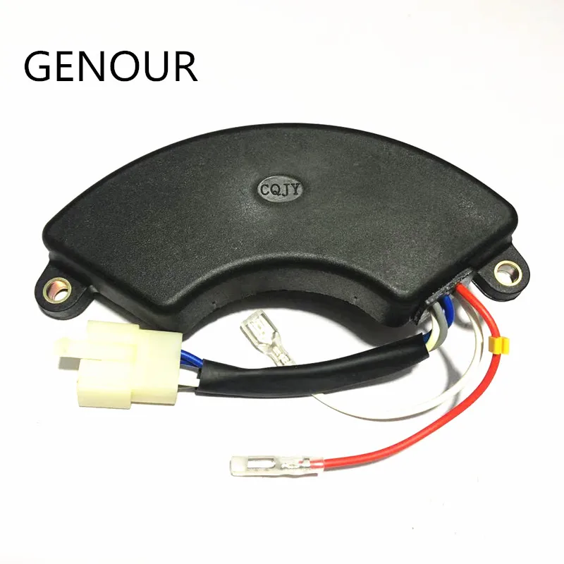 

CQJY 5KW 6KW 7KW AVR For Single Phase Gasoline Generator Spare Parts Auto Voltage Regulator 400V 470UF T107A