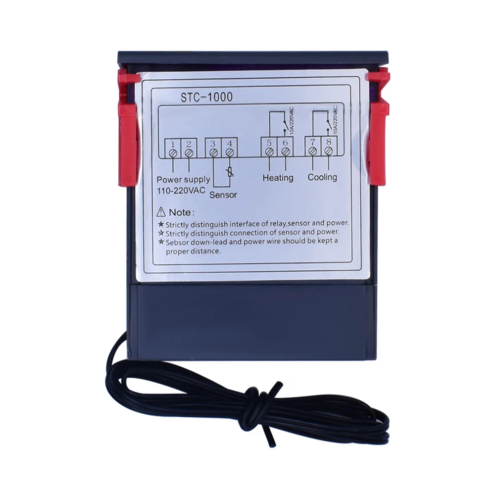 Digital Temperature Controller Thermostat Thermoregulator incubator Relay LED 10A Heating Cooling STC-1000 STC-3000 12V 24V 220V