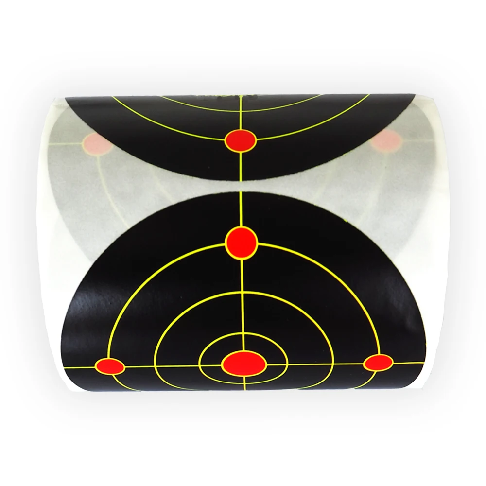 Adhesive Shooting Target for Shooting Aim, Adhesive Shoot Targets, Splatter Reactive Stickers, Flowering Splash, 100PCs/Roll