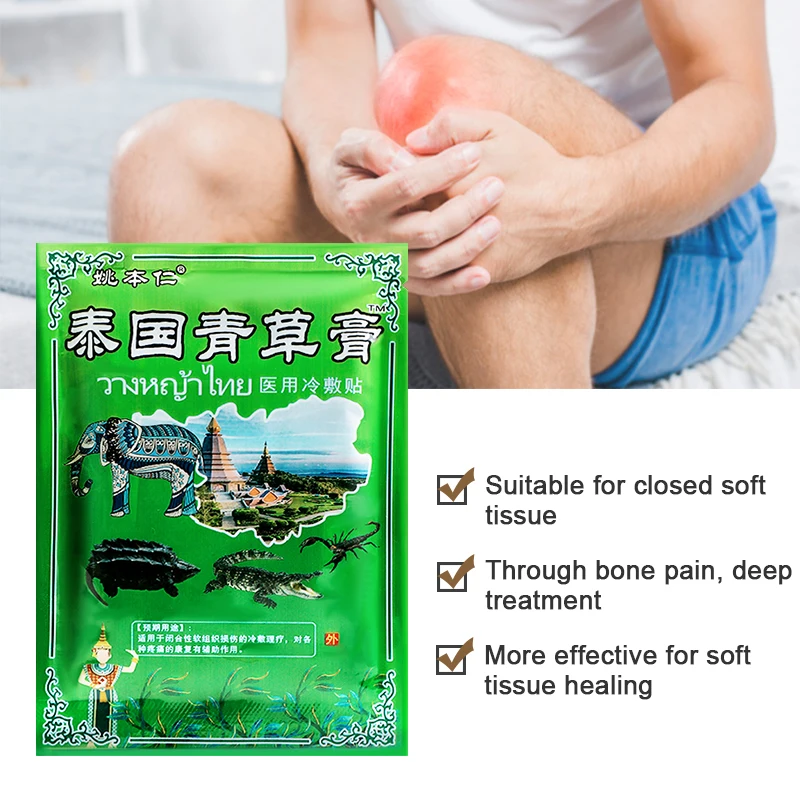 32pcs Thailand Herbal Analgesic Plaster Lumbar Back Neck Shoulder Arthritis Joint Pain Relief Patch Muscle Ache Sprain Massage