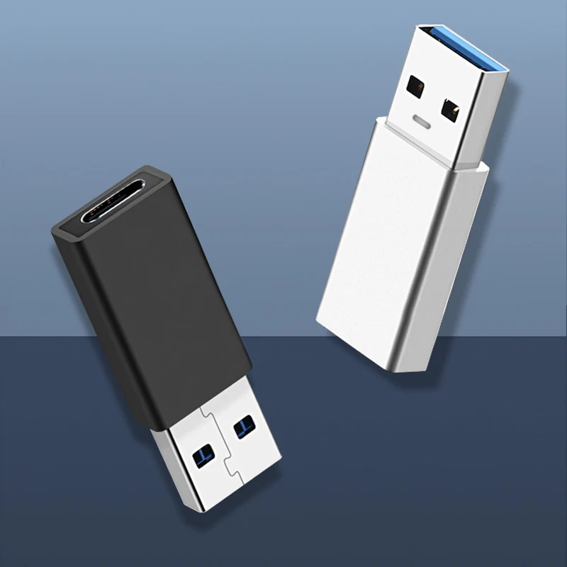 USB C Adapter USB 3.0 2.0 Male to USB 3.1 Type C Female Type-C Adapter for Laptop Samsung Xiaomi 10 Earphone USB Adapter