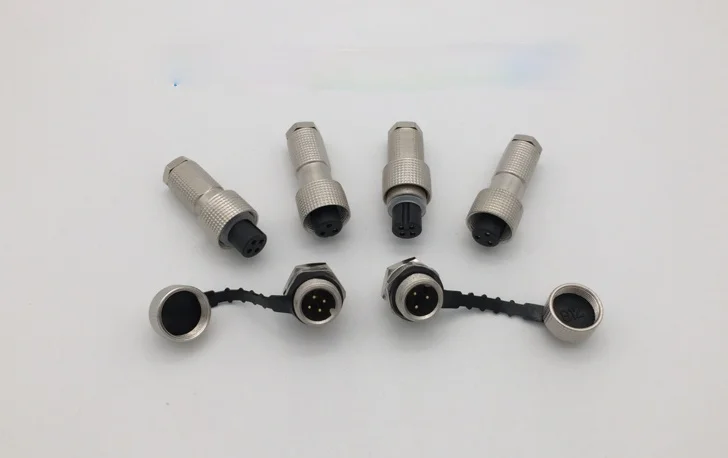 Enchufe de aviación G12 M12 12G 2 3 4 5 6 7-pin conector impermeable IP67 apertura 12