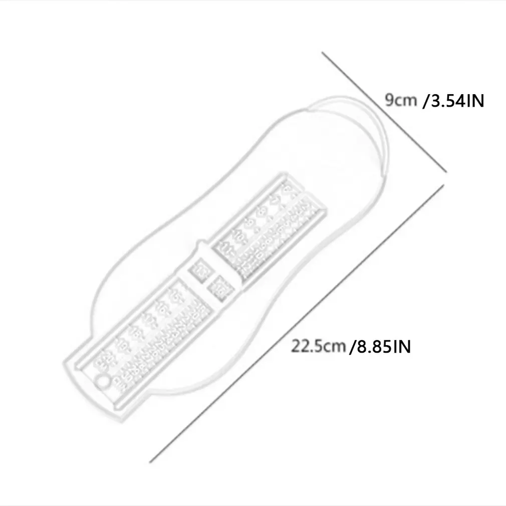 5 cores bebê pé Régua crianças pé comprimento medida dispositivo criança sapatos calculadora crianças sapatos montagem calibre ferramentas