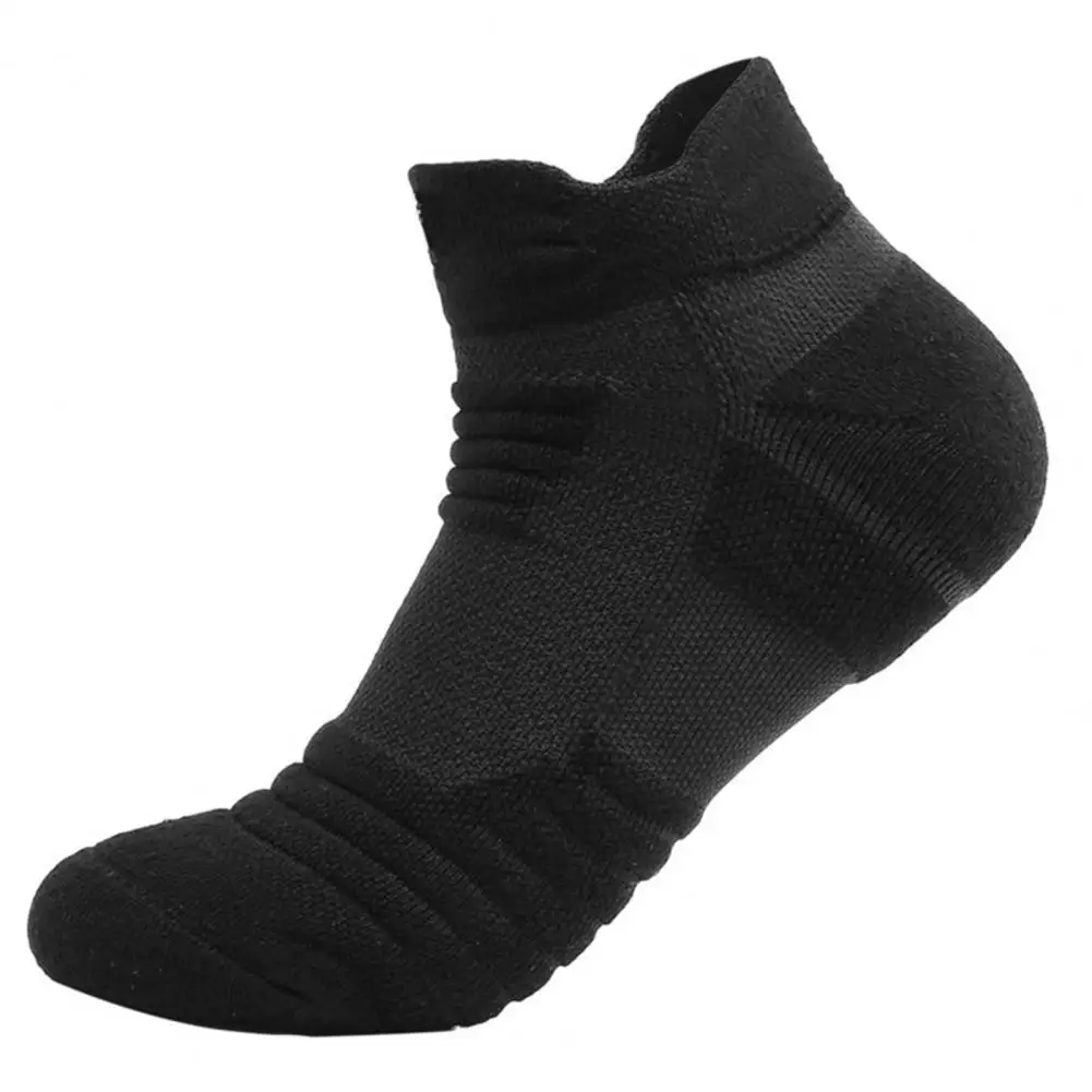 Men\'s Socks Compression Socks Breathable Socks Solid Color Thickened Men\'s Running Football Basketball Sports High Elastic