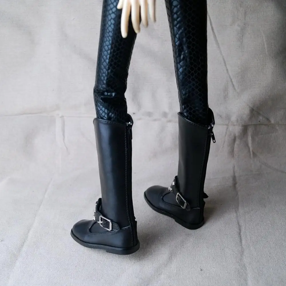 BJD SHOES Black Boots Flates For 1/3 24