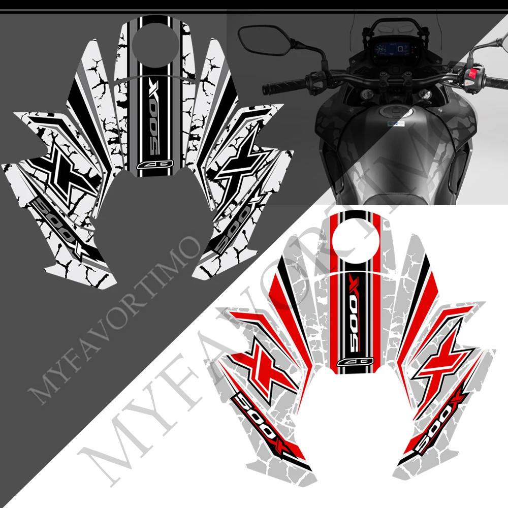 Stiker Bantalan Tangki Pelindung untuk Honda CB500X CB 500X Lambang Bagasi Koper Fairing Fender Pelindung Angin Pelindung Angin