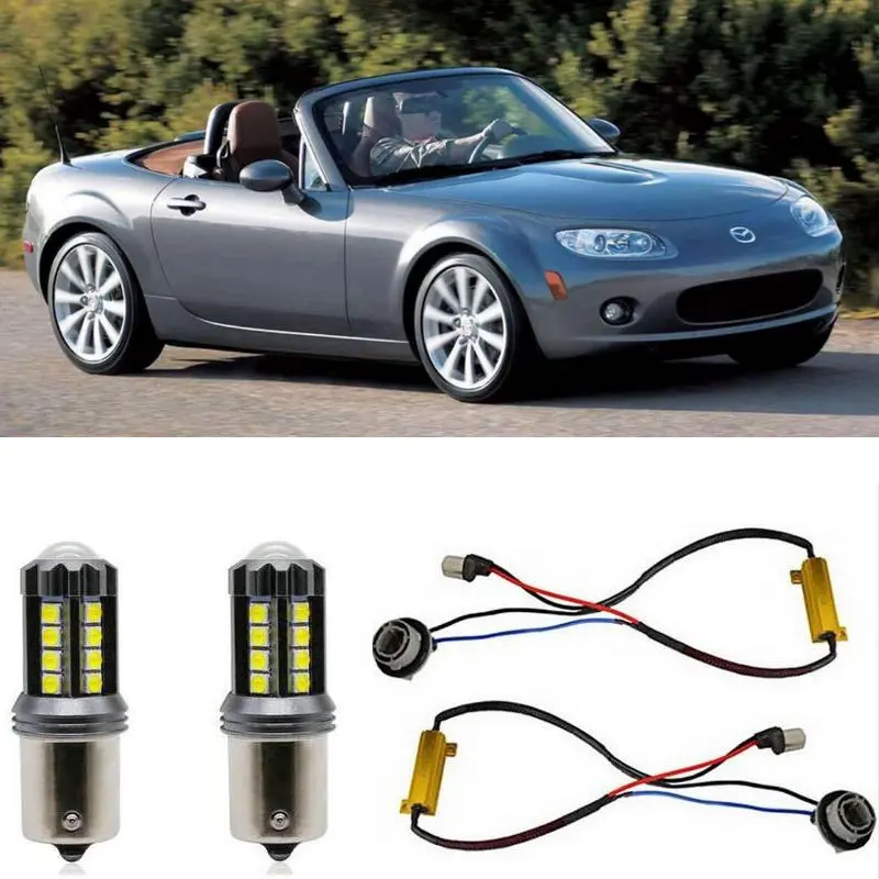 Fog lamps for MAZDA MX-5 Mk3 NC CABRIO Stop lamp Reverse Back up bulb Front Rear Turn Signal error free 2pc