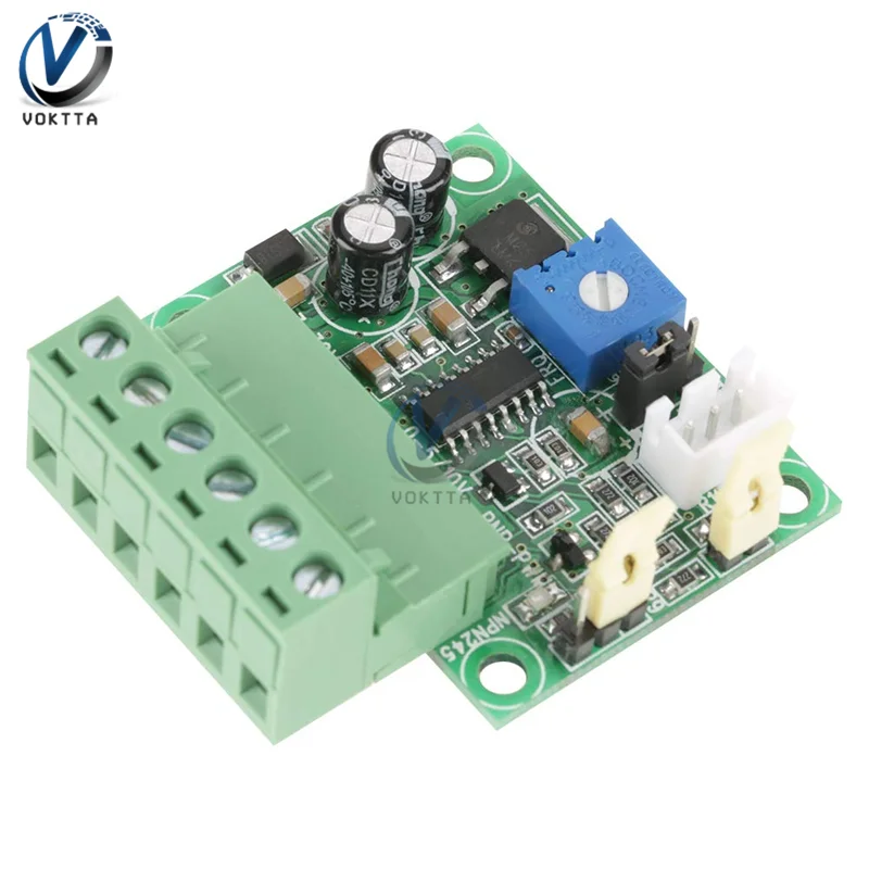 DC 0-5V/ 0-10V Analog Input Voltage to 0-100% PWM Signal Converter Module 2-20KHZ for PWM Motor Speed Control Interface Circuit