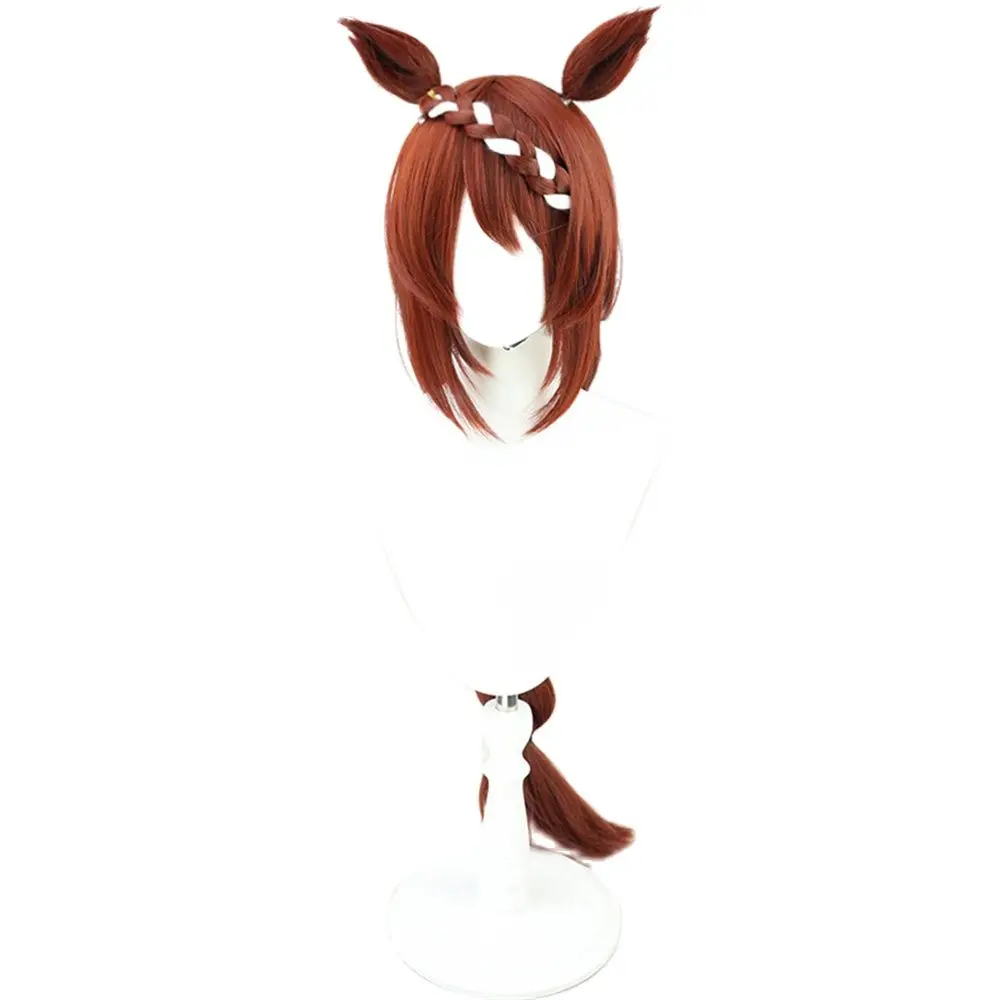 

Uma musume Pretty Derby Super Creek Heat Resistant Synthetic Headwear for Cosplay Halloween Carnival Costume