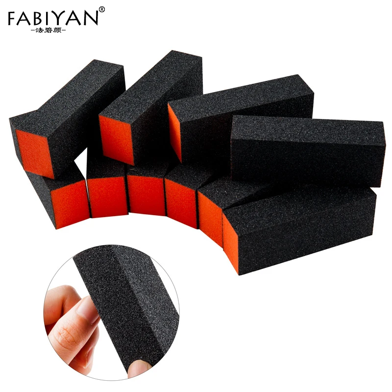 10pcs/Lot 4 way Shine Tips Buffing Sanding Buffer Sanding Files Block Sandpaper Acrylic Polish Nail Art Manicure Wholesale