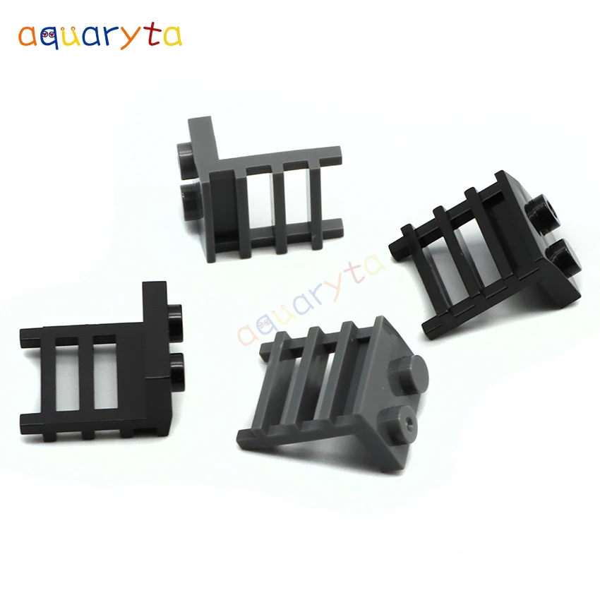 Aquaryta 40pcs Plate Modified 1 x 2 with Ladder Compatible with 4175 Educational Building Blocks Figure DIY City Street View Toy