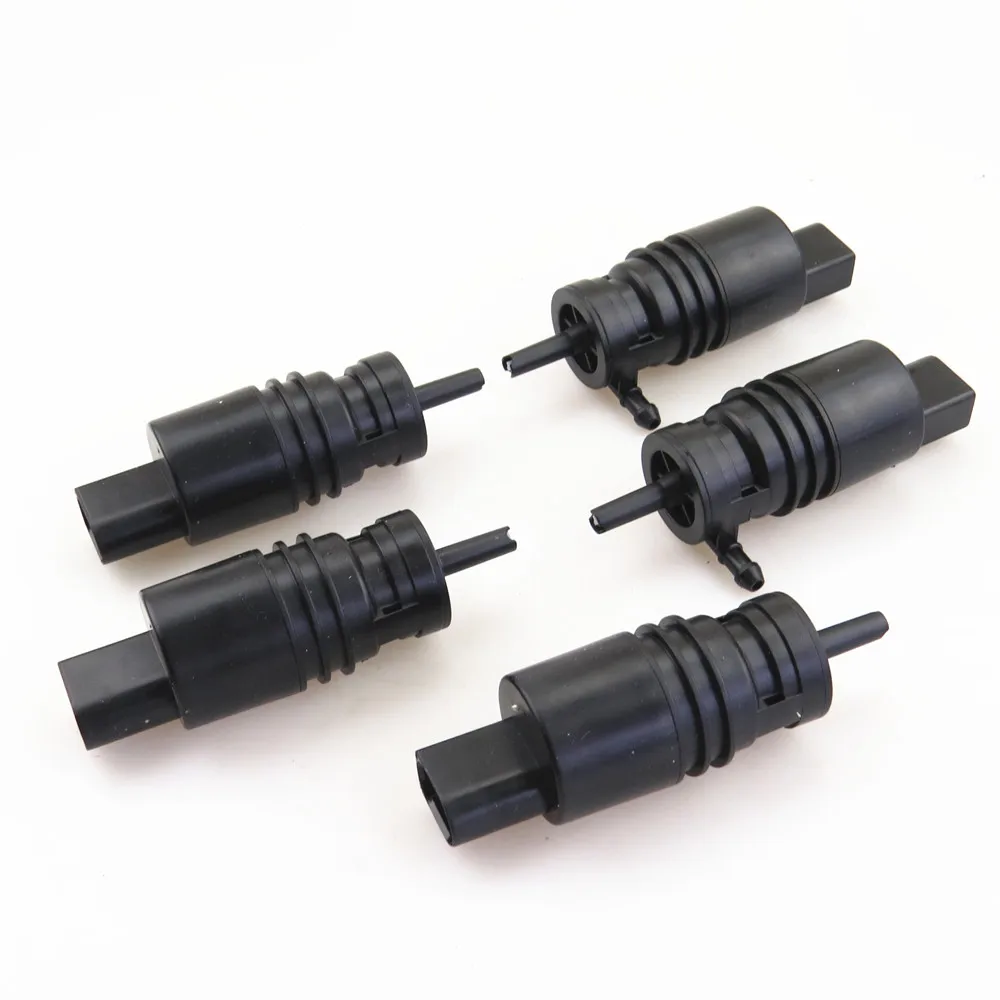 FHAWKEYEQ 5 Pcs Car Windshield Nozzle Pump Motor For A6 A4 VW Passat Beetle Caddy Jetta Golf MK4 MK5 Polo 1T0 955 651 1T0955651