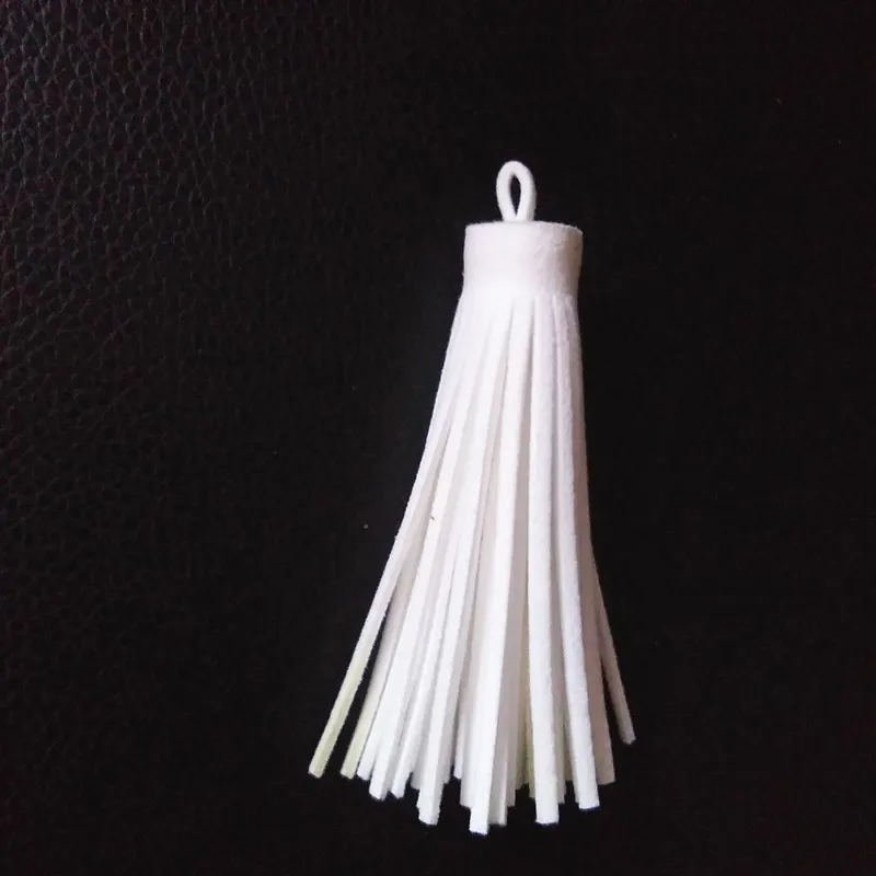 FUYIER New Suede Tassel 18 Colors Big Long Suede Tassel Accessories Charming Pendant For Chain Earrings Bags Phone Curtain