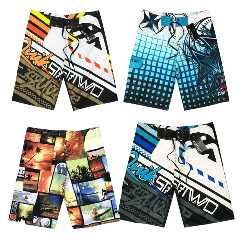 Men's Casual Beach Shorts, Board Shorts, Swimming Pants, Trunks, Male Sweatpants, Surf Pants Casual quarter pants