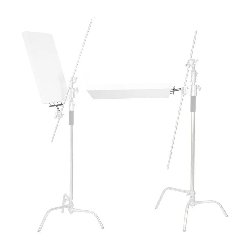 Fixation de fourche pour gobos en polystyrène, support de lampe en forme de C, réflecteur d'éclairage de studio photo