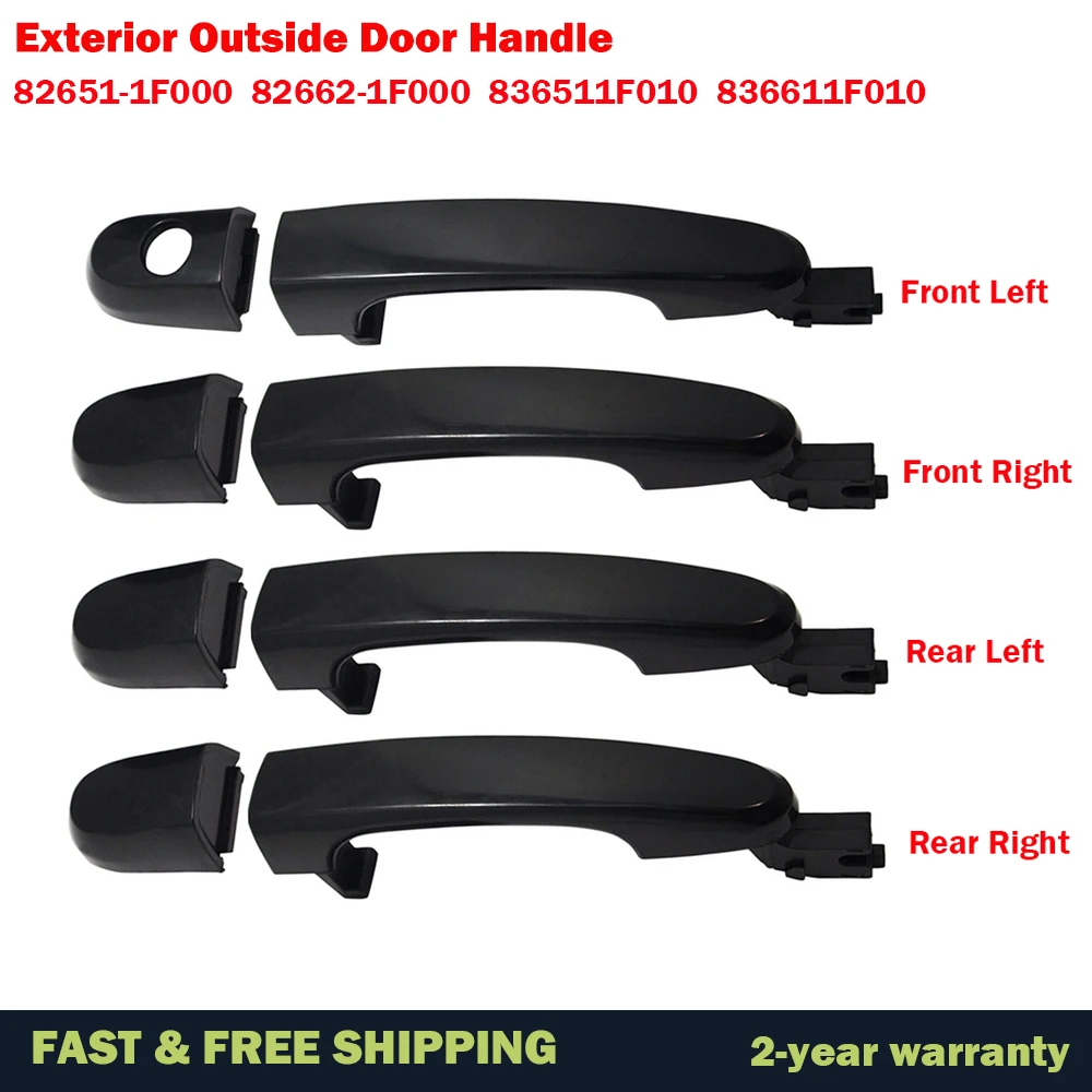 Exterior Outside Door Handle Front Left/Right For KIA Sportage 2005-2010 82651-1F000 82662-1F000 836511F010 836611F010