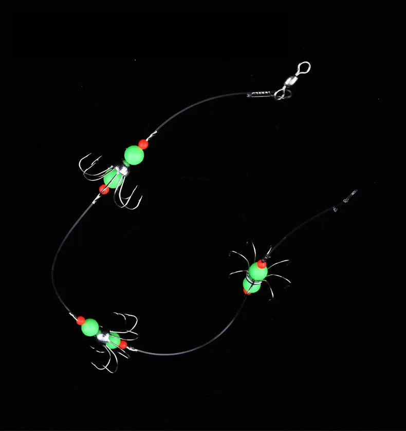 AS 1 Set Squid Jig Glow Hooks 48g Pesca Luminous Leurre Baits 8 Needles Cuttlefish Fishing Lure Hook Bait Fishhook