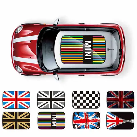 New Roof Skylight Sticker Car Styling for MINI COOPER F55 F56 F60 F54 R55 R56 R60 R61 Clubman Countryman Auto Assessoires Decals