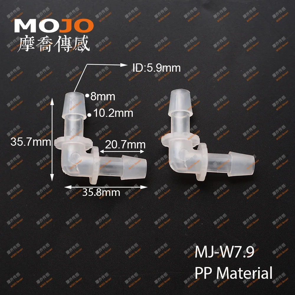 

2020 MJ-W7.9 Elbow brabed type 7.9 mm min out diameter pipe connector (100pcs/lots)