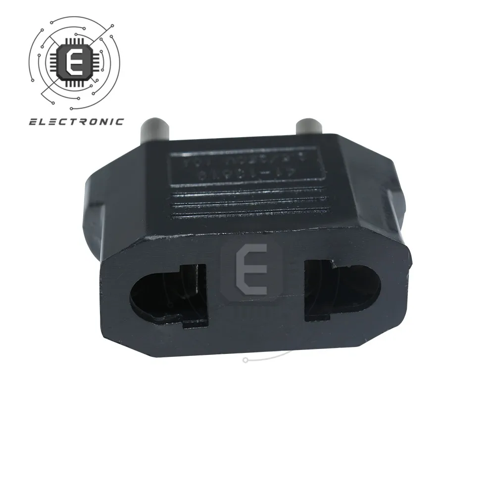 1 pz US plug to EU plug caricabatterie da viaggio adattatore di alimentazione convertitore di spina per applicazioni di viaggio e casa