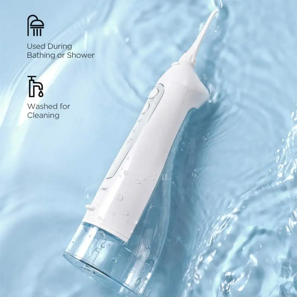 Fairywill 300 ml Smart Tragbare Munddusche USB Aufladbare Dental Wasser Flosser Jet Irrigator Dental Zahnreiniger 3 Modi