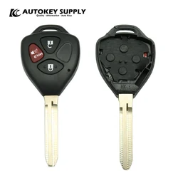 AutokeySupply AKTYS206 3-przyciskowa obudowa pilota do Toyoty