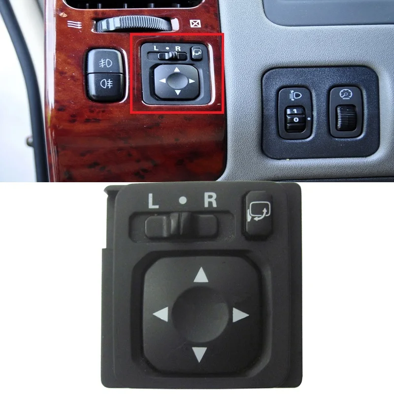 

Roavia For Mitsubishi Pajero Montero V73 V75 V77 V93 V97 Side Mirror Power Folding Switch Rear View Mirror Adjust Control Button