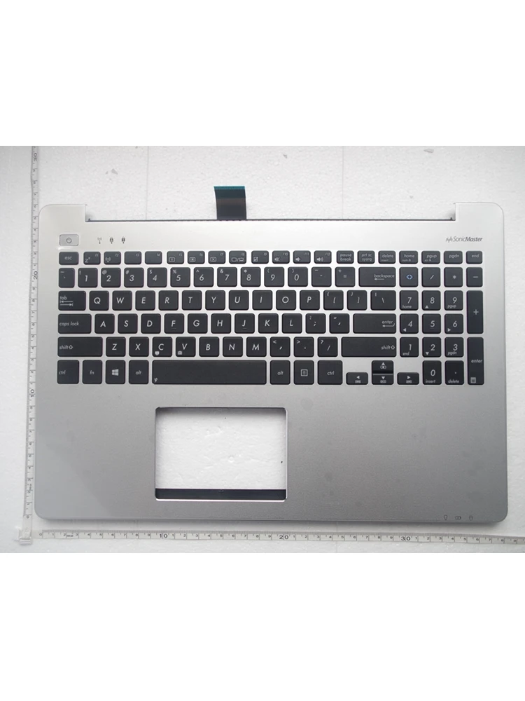 Novo para asus s551 la lb s551l s551ln v551 k551 k551l palmrest capa superior c escudo caso superior kb moldura eua teclado do portátil