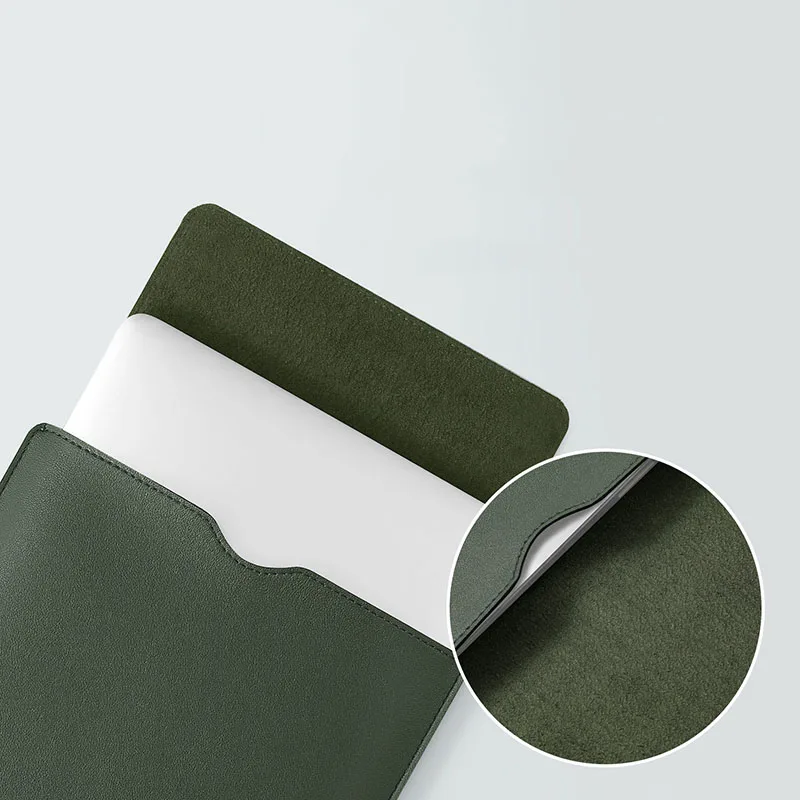 2022 Laptop Đựng Túi PU Cho Macbook Air Pro M1 Retina 13 13.3 15 Inch Dành Cho Xiaomi Notebook Bao dành Cho Huawei Matebook Vỏ