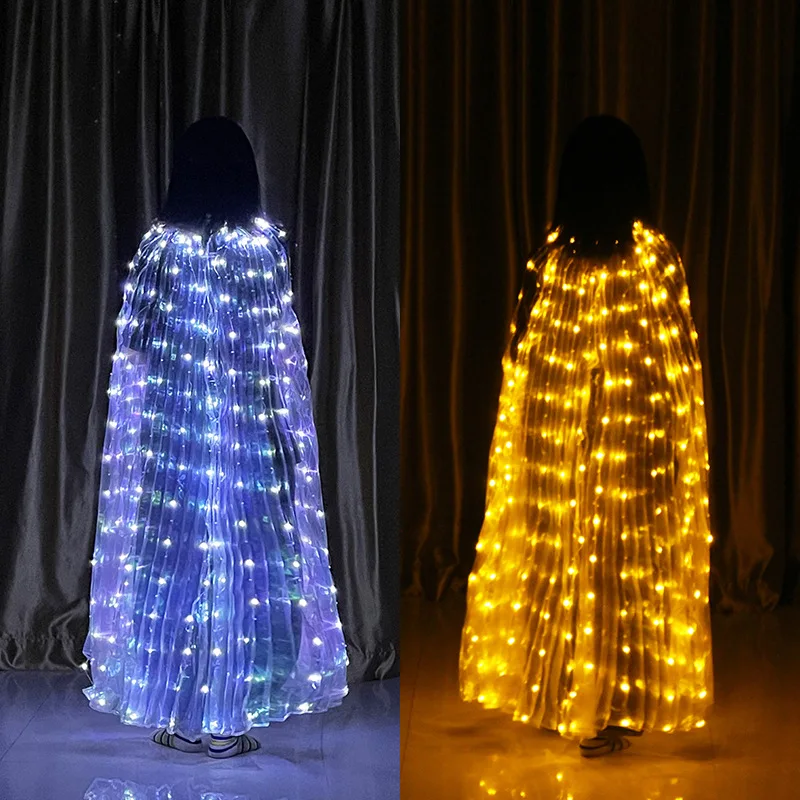 Halloween Led Isis Belly Dance Light Up Wing Butterfly Led Isis Wing Accessory Costumes Adult Lamp