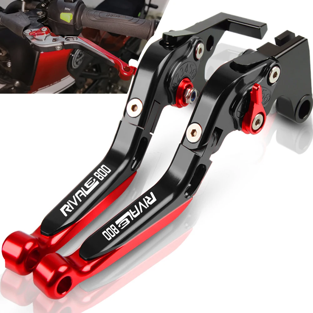 Motorcycle Accessories Adjustable Foldable Extendable Brake Clutch Levers Handle FOR MV AGUSTA Rivale 800 2013 2014 2015 2016