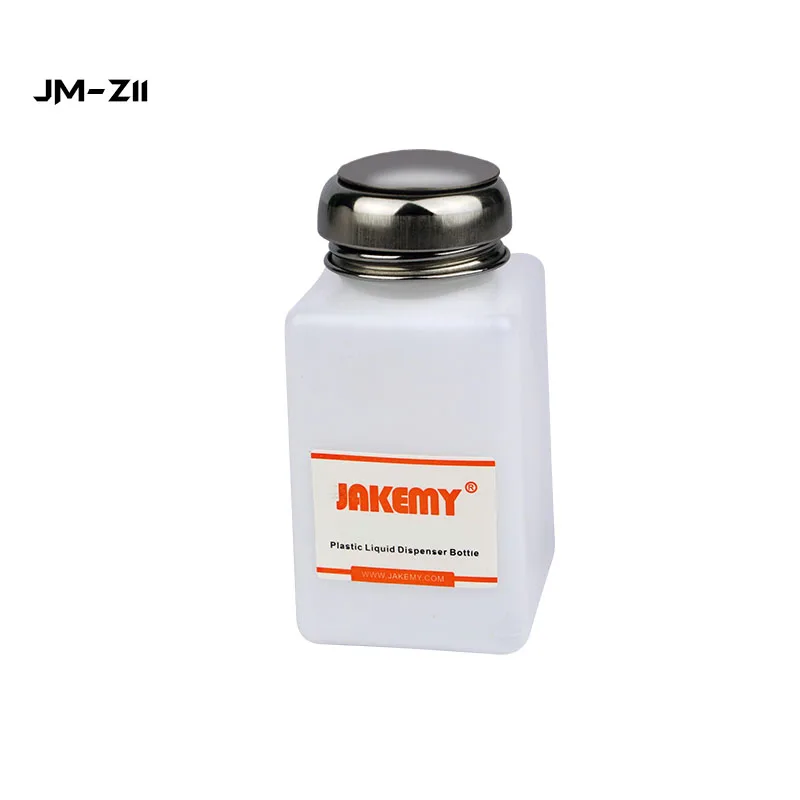 JAKEMY JM-Z10 120 مللي JM-Z11 180 مللي المحمولة البلاستيك موزع سائل زجاجة الكحول مضخة ل PCB تنظيف