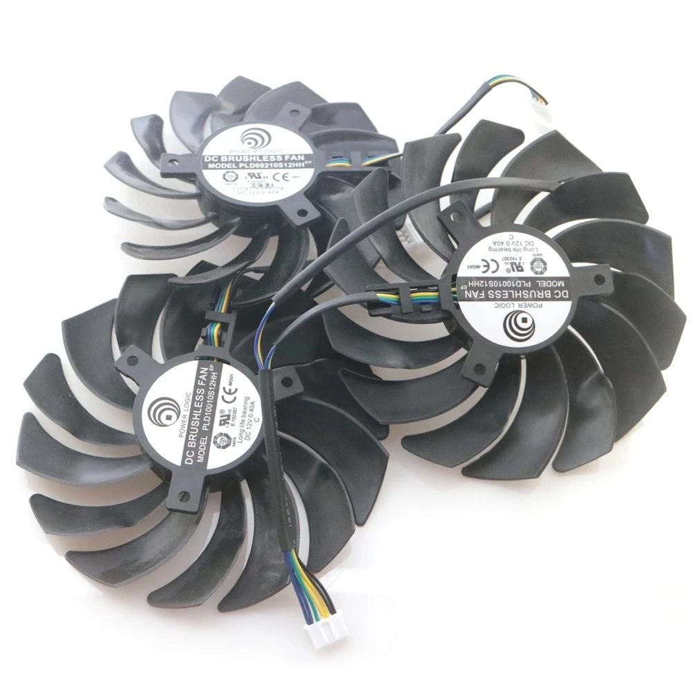 PLD10010S12HH PLD09210S12HH DC12V 0.40A 95mm 85mm 4wire 4pin VGA Fan For MSI GTX1080ti GAMING TRIO GPU Cooling Fan