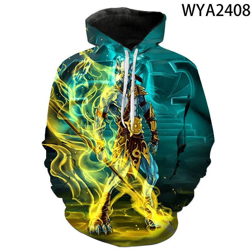 2021 New Autumn Style Hoodies Men Women 3D Print Sweatshirts Game Dota 2 Casual Harajuku Boy Girl Kids Cool Streetwear