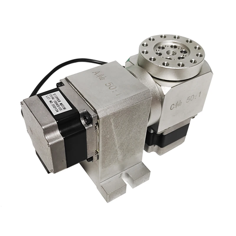 Harmonic Drive Reducer CNC 4th 5th A B Rotary Axis Speed Reducing Ratio 50:1 for Milling Machine