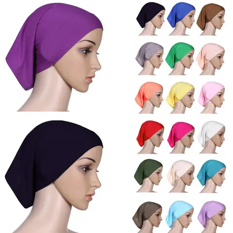 Muslim Women Cotton Head Scarf S4LIU
