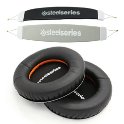 New Earphone Cushion Earpads Earmuffs Ear Pads With Headband For SteelSeries Siberia V1 V2 V3 Prism Gaming Headphones Ear Pad