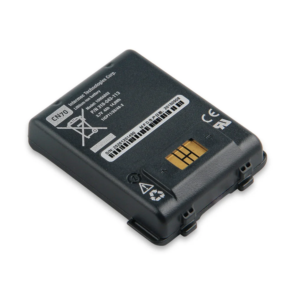 Imagem -05 - Bateria de Substituição Original Honeywell 1000ab02 para Intermec Cn70e Cn70 318043-033 Computador Portátil Bateria 4000mah