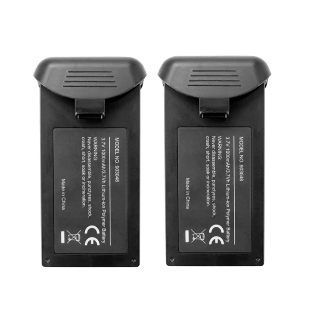 

2PCS 3.7V 1000mah lithium battery for HS110D aerial photography quadcopter accessories rc drone battery