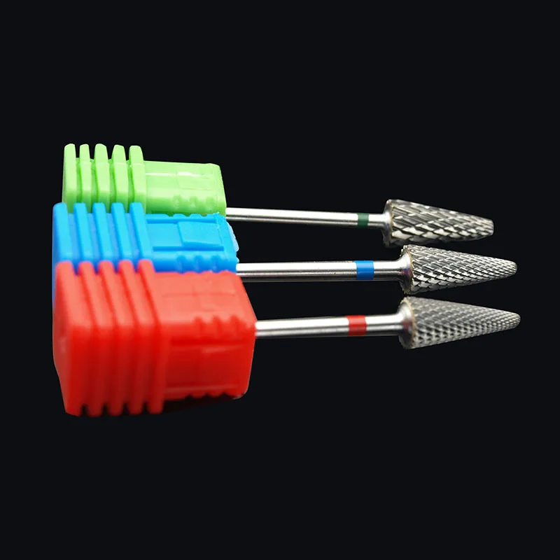 EasyNail~3/32 '' Tungsten steel Nail Drill Bit nail file Carbide Nozzle Gel remover Nail Cleaner Millings Bit M0413