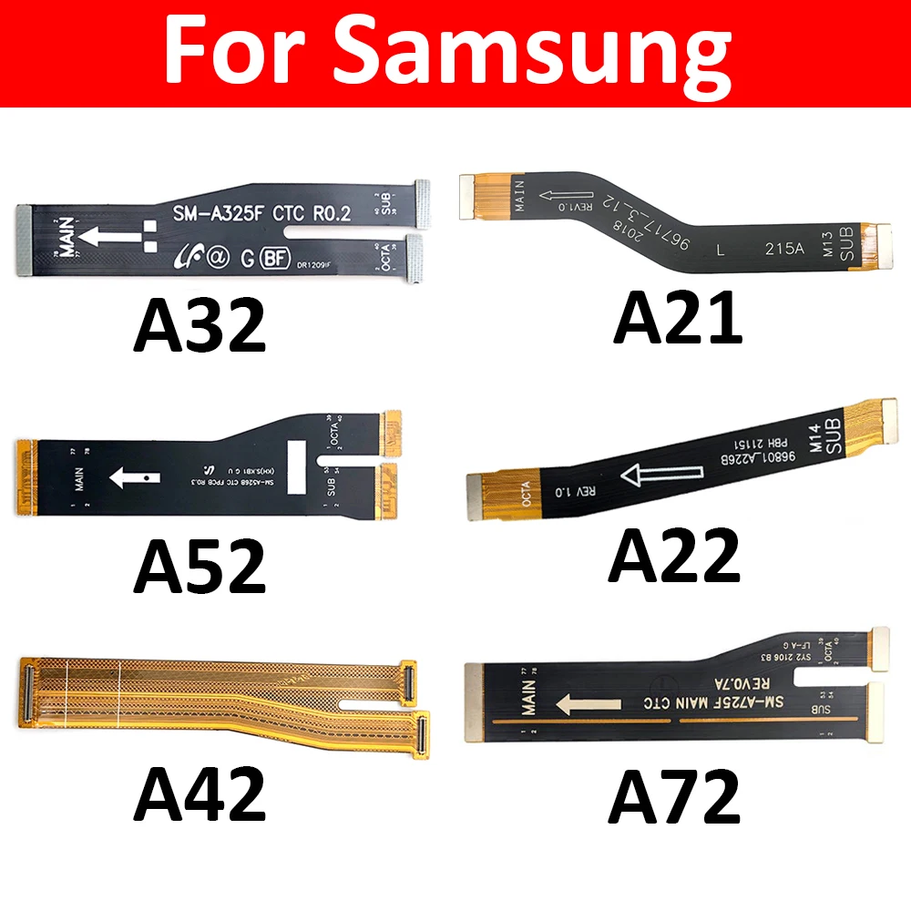 Main Board Motherboard Connector Mainboard Flex Cable For Samsung A32 A42 A52 A22 A72 A21 A53 A33 A73 A24 A34 A54 A52s 4G 5G