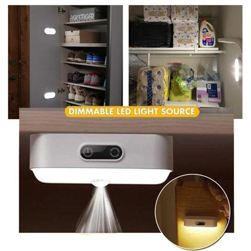 Baseus Desk Lamp Hanging Magnetic LED Table Chargeable Stepless Dimming Cabinet Light Night Light For Closet Wardrobe Dropship