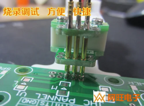 Programa de fijación de quemador, descarga de depuradora JTAG 2,0 Mm-3P STM32, aguja de empalme de 3 pies