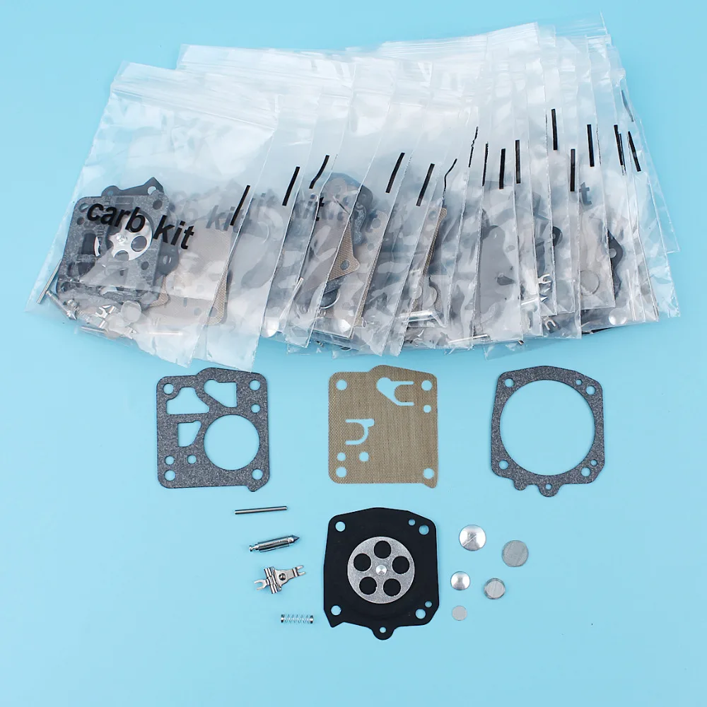 Imagem -05 - Kit de Reparo do Carburador Diafragma para Husqvarna 61 66 Peças Lote 20 266 268 272 281 Jonsered 625 630 670 Motosserra Tillotson Rk23hs