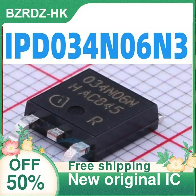 

2-10PCS/lot IPD034N06N3 G TO-252-2(DPAK) New original IC