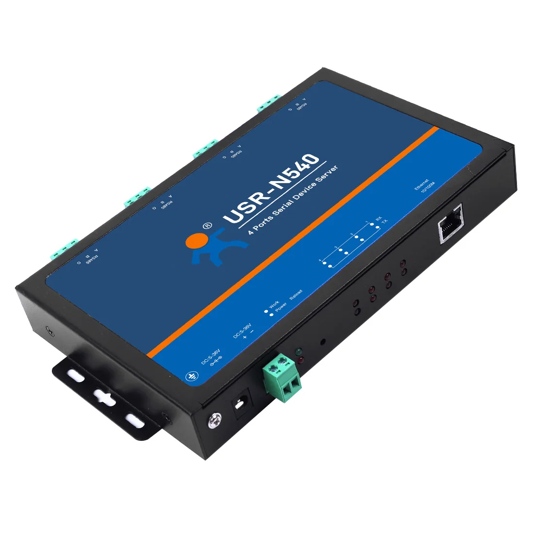 

Обновленный Стандартный индустриальный модуль, 4 порта H7, RS485 в Ethernet, с протоколом Modbus RTU, промышленный модуль RJ45 TCP IP