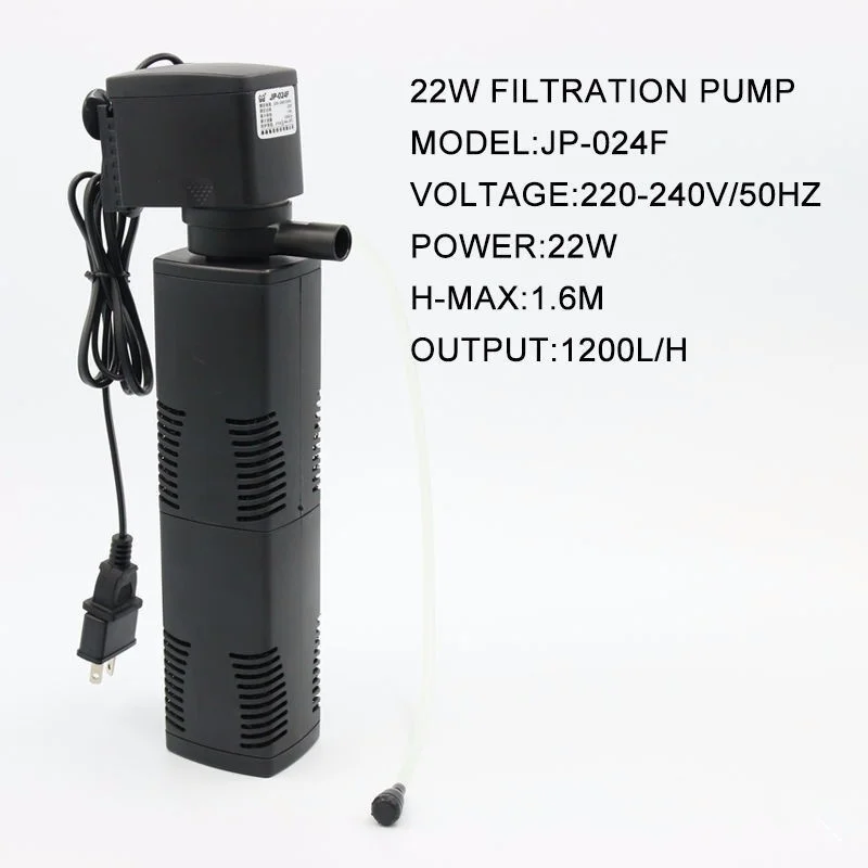 1200 L/H 600L/H 300L/H Submersible Aquarium Internal Filter Water Air Oxygen Pump for Fish Tank Pond Pool Frequency 220-240V 50H