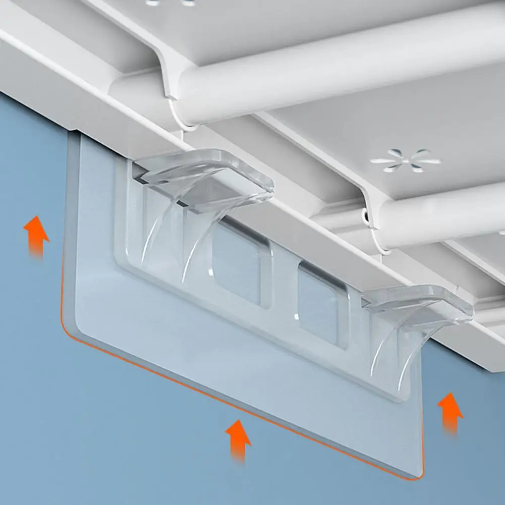 Lỗ Giá Kệ Hỗ Trợ Peg Dính Tủ Quần Áo Chia Ngăn Đựng Thủng-Miễn Phí Và Liền Mạch Dán Tủ Quần Áo Phân Vùng Móc Lên