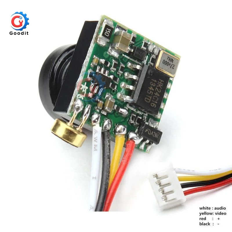 600TVL 1/4 1.8mm CMOS 170 Degree Wide Angle Lens FPV Micro Camera 3.7-5V for RC  Racing Freestyle Drones Airplane Sensor Camera